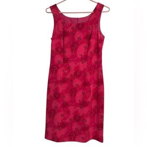 Jolibel Petite Vintage Vibrant Summer Dress, Wrinkle Free, Lined,Formal